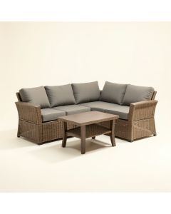 Allistor Outdoor 3 Piece Seating Group With Cushions (synthetic illustration; no displayed measurements)