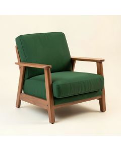 Hill Brook Upholstered Armchair - Green (synthetic illustration; no displayed measurements)