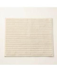 Stone Crest Bath Mat - Ivory (synthetic illustration; no displayed measurements)