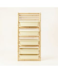 River Arc Empty Vertical Garden Frame - Cream (synthetic illustration; no displayed measurements)