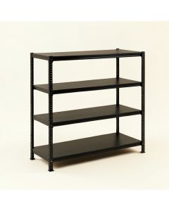 Spruce Crest Desktop Shelving Unit - Black (synthetic illustration; no displayed measurements)