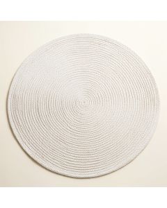 Reed Brook Round Area Rug - White (synthetic illustration; no displayed measurements)
