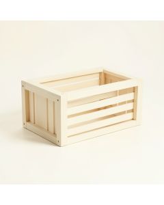 Reed Bend Empty Furniture-Style Litter Enclosure - Cream (synthetic illustration; no displayed measurements)