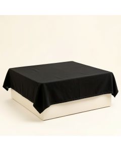 Hazel Bridge Flat Bed Sheet - Black (synthetic illustration; no displayed measurements)