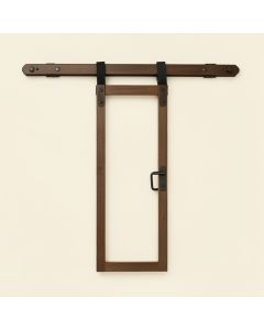 Classic Straight Strap Sliding Standard Single Track Barn Door Hardware Kit (synthetic illustration; no displayed measurements)