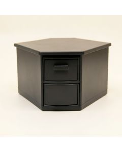 Cove Arc Small-Parts Storage Drawer Cabinet (synthetic illustration; no displayed measurements)