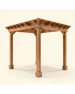 Tignall 10 Ft. W X 4 Ft. D Solid Wood Pergola (synthetic illustration; no displayed measurements)
