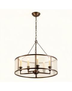 Edmonds 5-Light Candle Style Drum Chandelier (synthetic illustration; no displayed measurements)