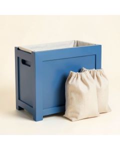 Clay Branch Laundry Sorting Station With Plain Removable Bags - Blue (synthetic illustration; no displayed measurements)
