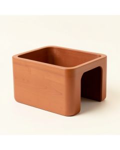 Field Branch Empty Furniture-Style Litter Enclosure - Terracotta (synthetic illustration; no displayed measurements)