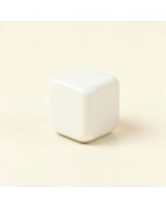 Meadow Bridge Cabinet Knob Without Packaging - White (synthetic illustration; no displayed measurements)