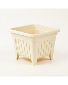 Alder Bluff Empty Raised Planter - Cream (synthetic illustration; no displayed measurements)
