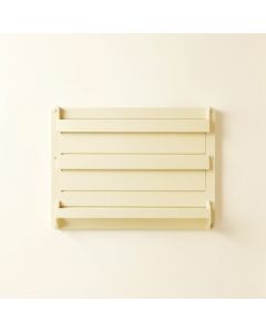 River Crest Empty Wall-Mounted Tool Organizer Panel - Ivory (synthetic illustration; no displayed measurements)