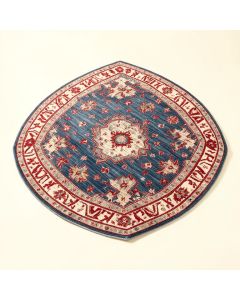 Mystic Modern Bohemian Southwestern Blue/Red/Ivory Area Rug (synthetic illustration; no displayed measurements)