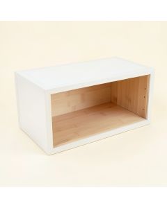 Bay Crossing Shoe Storage Bench - White (synthetic illustration; no displayed measurements)