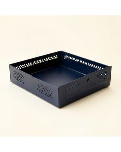 Lake Branch Empty Under-Desk Cable Tray - Navy (synthetic illustration; no displayed measurements)