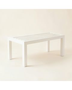 Oak Crossing Indoor Bench - White (synthetic illustration; no displayed measurements)