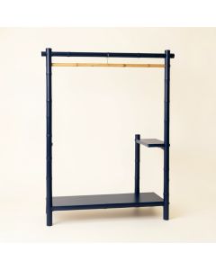 Lake Bridge Empty Garment Rack - Navy (synthetic illustration; no displayed measurements)