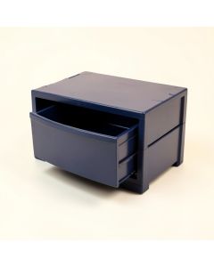 Cliff Crest Small-Parts Storage Drawer Cabinet - Navy (synthetic illustration; no displayed measurements)