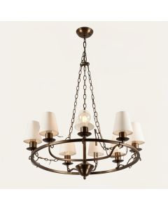 Littleville 9-Light Shaded Chandelier Tiered Chandelier (synthetic illustration; no displayed measurements)