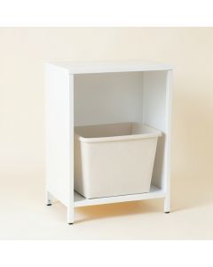 Dawn Arc Freestanding Pull-Out Hamper Cabinet (synthetic illustration; no displayed measurements)
