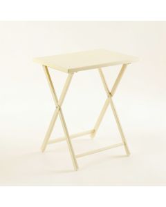 Bay Dale Compact Balcony Table - Cream (synthetic illustration; no displayed measurements)