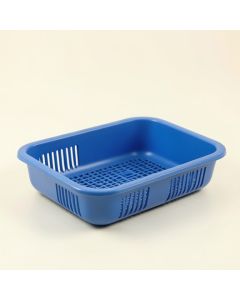 Olive Crossing Empty Under-Desk Cable Tray - Blue (synthetic illustration; no displayed measurements)