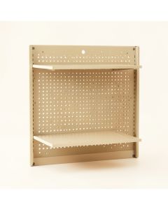 Heath Crest Empty Wall-Mounted Tool Organizer Panel - Beige (synthetic illustration; no displayed measurements)