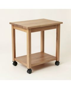 Kyra Rolling Kitchen Cart With Solid Wood Top (synthetic illustration; no displayed measurements)