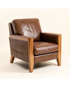 Club Leather Chair (synthetic illustration; no displayed measurements)