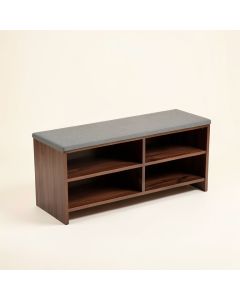Oleary Solid Wood Shoe Storage Bench (synthetic illustration; no displayed measurements)