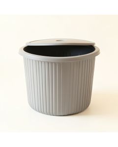 Harbor Brook Laundry Hamper - Gray (synthetic illustration; no displayed measurements)