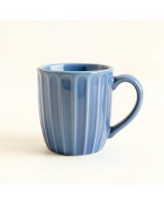 Reed Bend Ceramic Mug - Blue (synthetic illustration; no displayed measurements)
