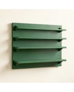Reed Edge Empty Wall-Mounted Tool Organizer Panel - Green (synthetic illustration; no displayed measurements)