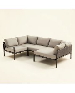 Gibe 44.8 '' Wide Outdoor Patio Sectional With Cushion (synthetic illustration; no displayed measurements)