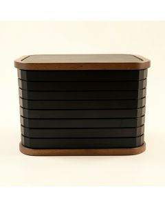 Shore Crest Laundry Hamper - Black (synthetic illustration; no displayed measurements)