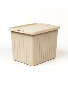 Cedar Brook Closed Outdoor Storage Box - Beige (synthetic illustration; no displayed measurements)