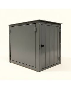 6.5 Ft. W X 3 Ft. D Metal Horizontal Bike Shed (synthetic illustration; no displayed measurements)
