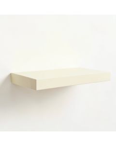 Slate Crest Wall-Mounted Shelf - Cream (synthetic illustration; no displayed measurements)
