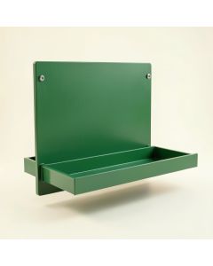 Maple Canyon Empty Wall-Mounted Tool Organizer Panel - Green (synthetic illustration; no displayed measurements)