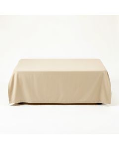 Juniper Branch Flat Bed Sheet - Beige (synthetic illustration; no displayed measurements)