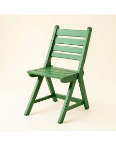 Bay Bend Folding Outdoor Chair - Green (synthetic illustration; no displayed measurements)