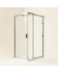Infinity 44 '' X 65.5 '' Frameless Bypass Sliding Shower Door (synthetic illustration; no displayed measurements)