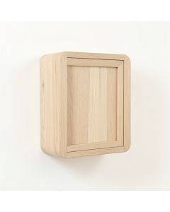 Reed Canyon Wall-Mounted Entry Cabinet - Beige (synthetic illustration; no displayed measurements)