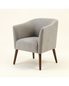 Koge Upholstered Side Chair In Clear (synthetic illustration; no displayed measurements)