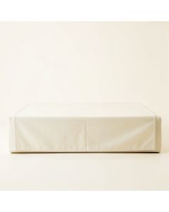 Slate Crossing Flat Bed Sheet - Ivory (synthetic illustration; no displayed measurements)