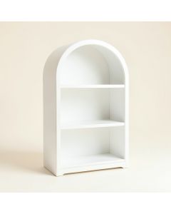 Lake Crest Freestanding Bookcase - White (synthetic illustration; no displayed measurements)