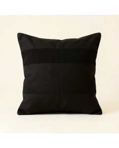 Pine Crest Filled Accent Pillow - Black (synthetic illustration; no displayed measurements)