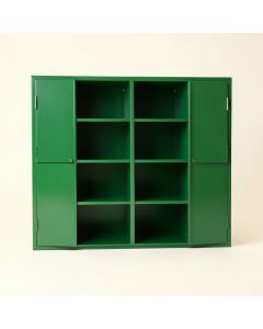 Olive Bend Empty Mug-Storage Cabinet Insert - Green (synthetic illustration; no displayed measurements)