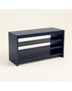 Stone Bend Shoe Storage Bench - Navy (synthetic illustration; no displayed measurements)